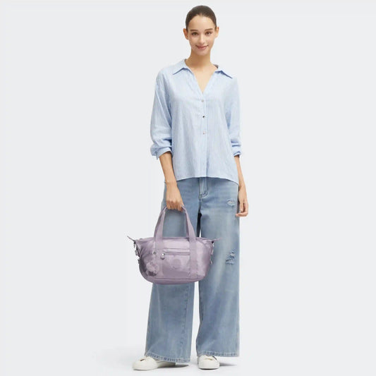 Art Mini Metallic Shoulder Bag