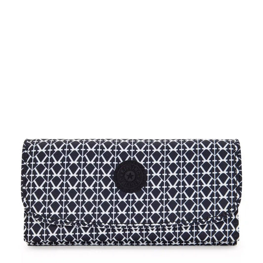 Money Land Printed Snap Wallet