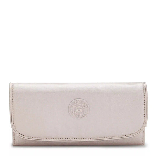 Money Land Metallic Snap Wallet
