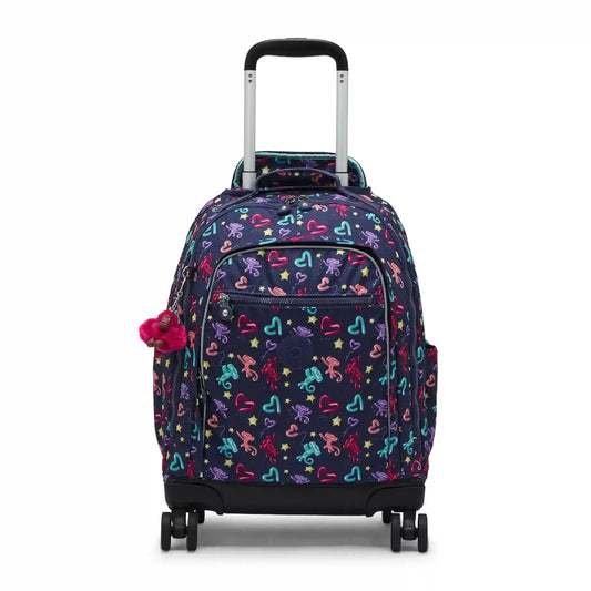 New Zea Printed 15" Laptop Rolling Backpack