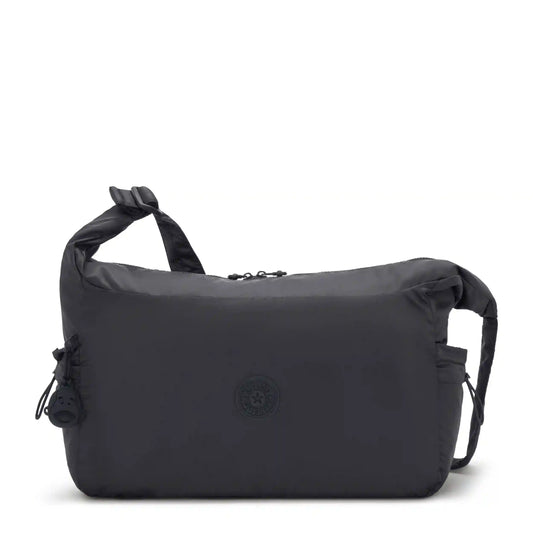 Gwyn Smooth Satin Shoulder Bag