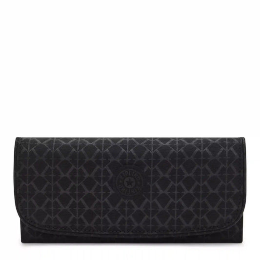 Money Land Printed Snap Wallet